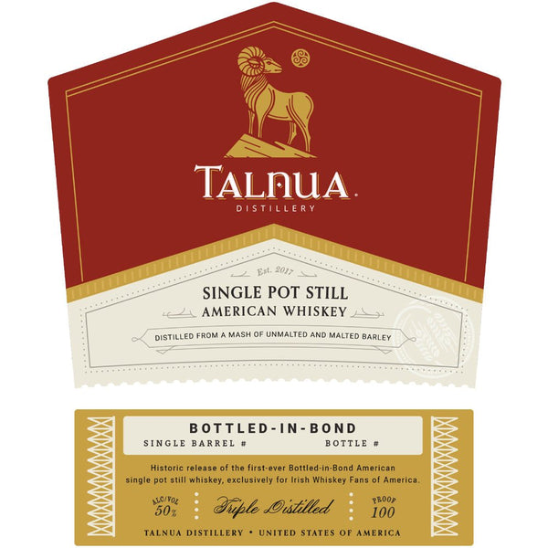 Talnua Bottled in Bond Single Pot Still American Whiskey - Main Street Liquor