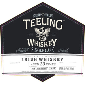 Teeling Single Cask Irish Whiskey 13 Year Old PX Sherry Cask - Main Street Liquor