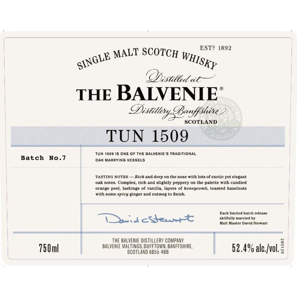 The Balvenie Tun 1509 Batch 7 - Main Street Liquor