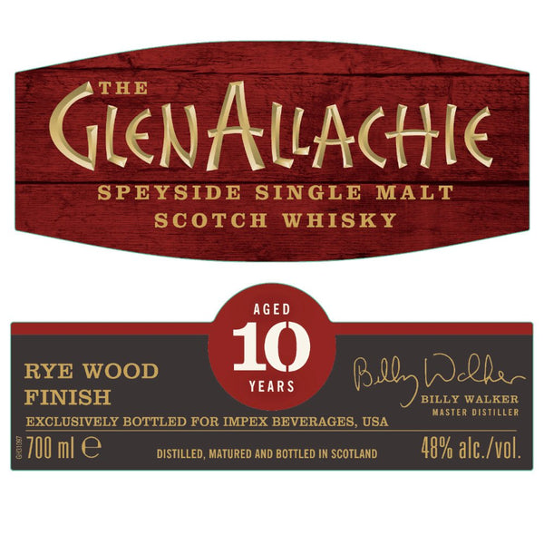 The GlenAllachie Ryewood Finish 10 Year Old - Main Street Liquor