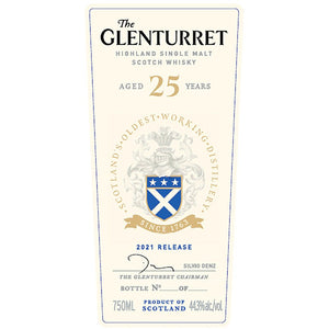 The Glenturret 25 Year Old 2021 Release - Main Street Liquor
