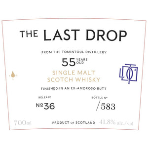 The Last Drop Release No. 36 55 Year Old - Main Street Liquor