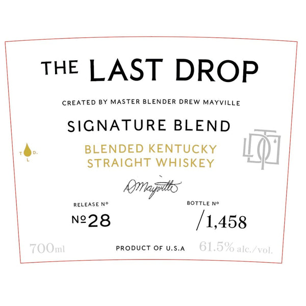 The Last Drop Signature Blend Blended Kentucky Straight Whiskey - Main Street Liquor