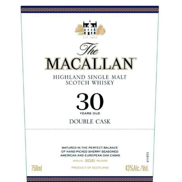 The Macallan 30 Year Old Double Cask - Main Street Liquor