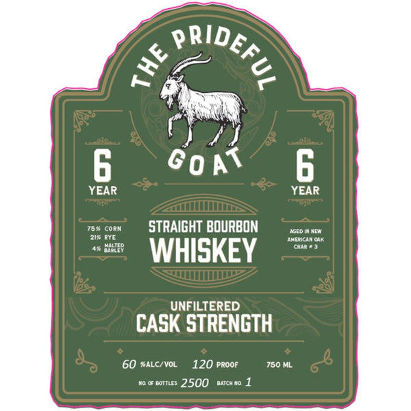 The Prideful Goat 6 Year Old Cask Strength Bourbon Batch 1 - Main Street Liquor