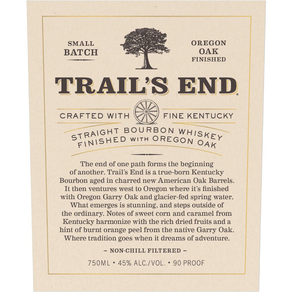 Trail’s End Straight Bourbon Finished With Oregon Oak - Main Street Liquor