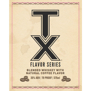 TX Flavor Series Coffee Flavored Whiskey 375mL - Main Street Liquor