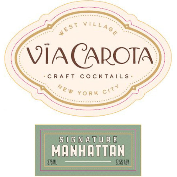 Via Carota Craft Cocktails Signature Manhattan 375mL - Main Street Liquor