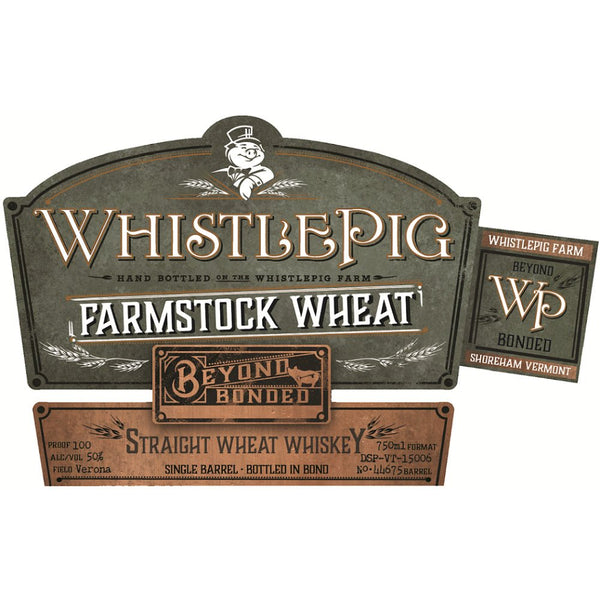 WhistlePig Farmstock Wheat Beyond Bonded Straight Wheat Whiskey - Main Street Liquor