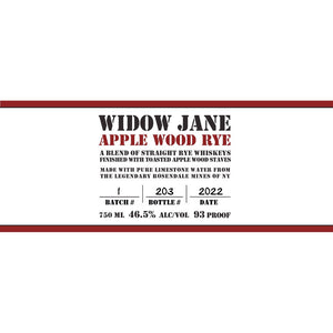 Widow Jane Apple Wood Rye - Main Street Liquor
