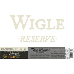 Wigle Cask Strength Bourbon - Main Street Liquor