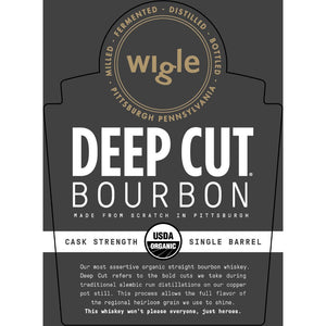 Wigle Deep Cut Straight Bourbon - Main Street Liquor
