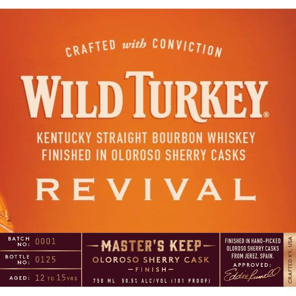 Wild Turkey Master's Keep Revival - Main Street Liquor