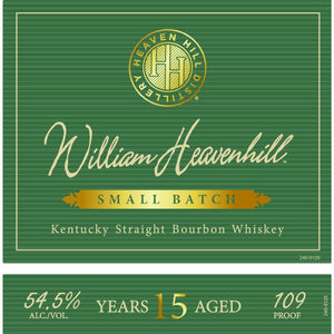 William Heavenhill Small Batch 15 Year Old Bourbon - Main Street Liquor