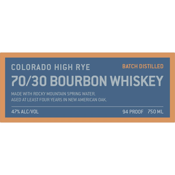 Woody Creek High Rye 70/30 Bourbon By William H. Macy - Main Street Liquor