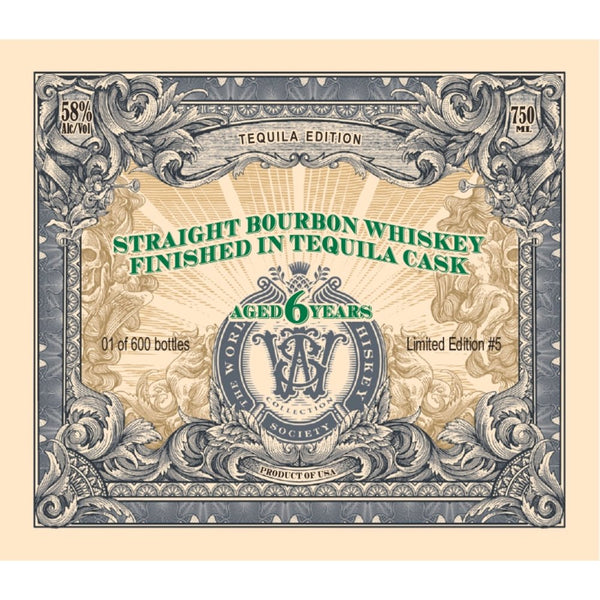 World Whiskey Society Classic Collection Bourbon Finished In Tequila Casks - Main Street Liquor