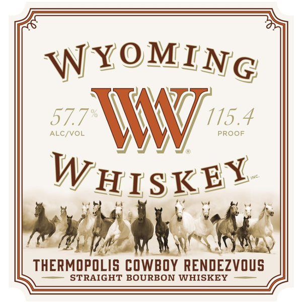 Wyoming Whiskey Thermopolis Cowboy Rendezvous - Main Street Liquor